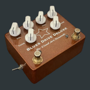UAS Blues Drive Deluxe dual overdrive pedal with NOS diodes and vintage/modern switch